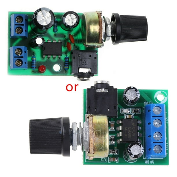 Mini Audio Power Amplifier Board DC 3V-12V 5V Module Adjustable Volume